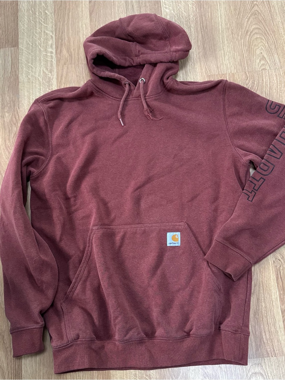 Carhartt Men's Maroon Pullover Hoodie